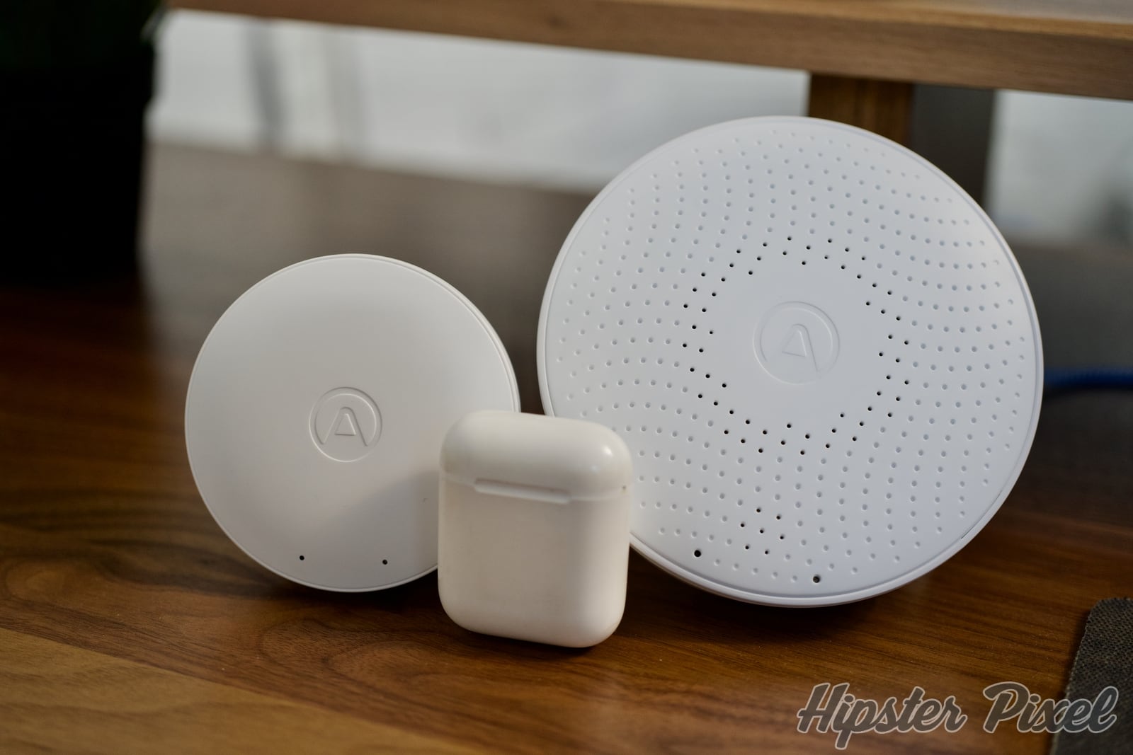 Wave Mini, Wave Plus and AirPods for Size