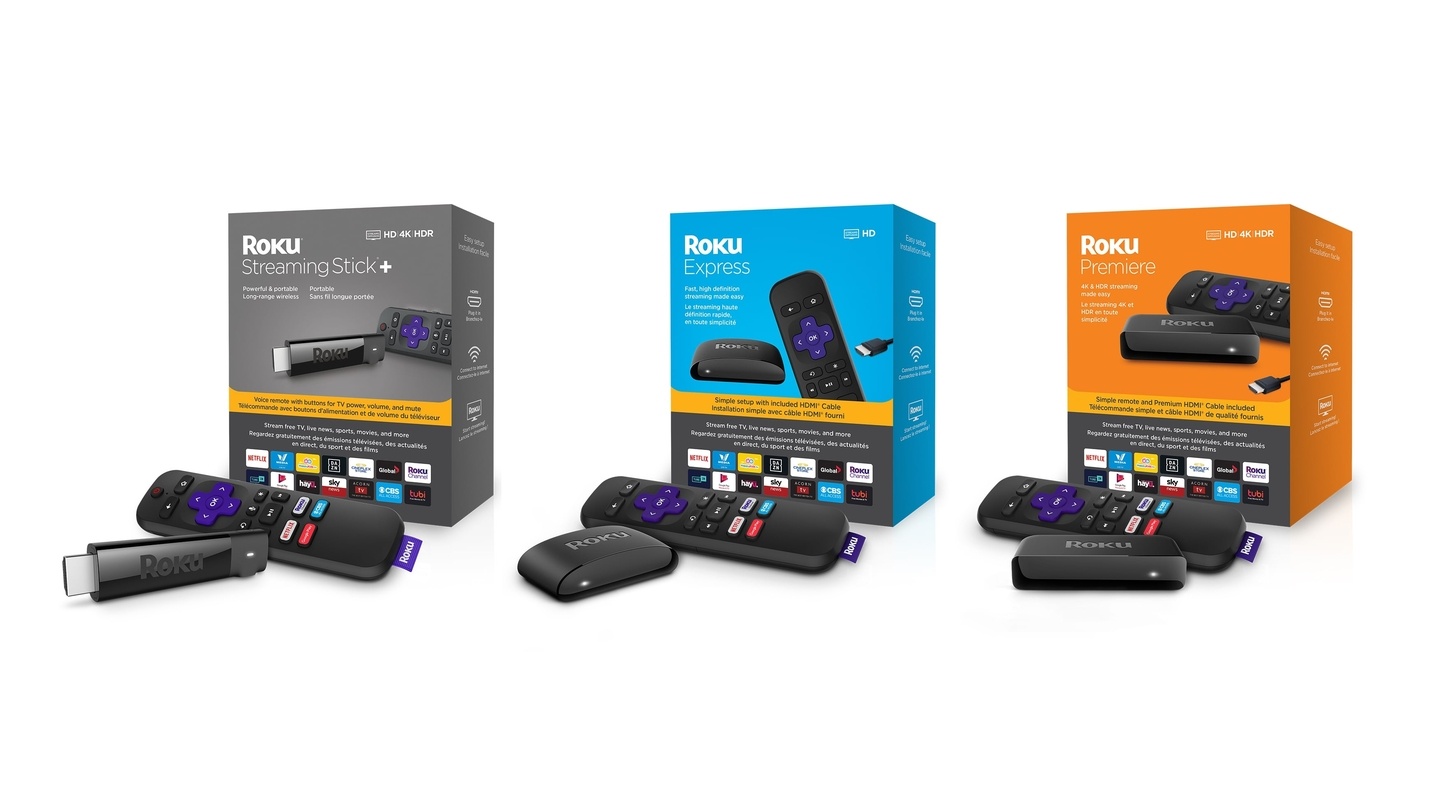 Roku Launches New Roku Express, Streaming Stick+ and the Premiere