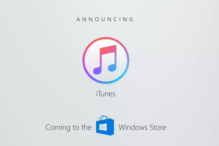 iTunes Is Coming to the Windows Store