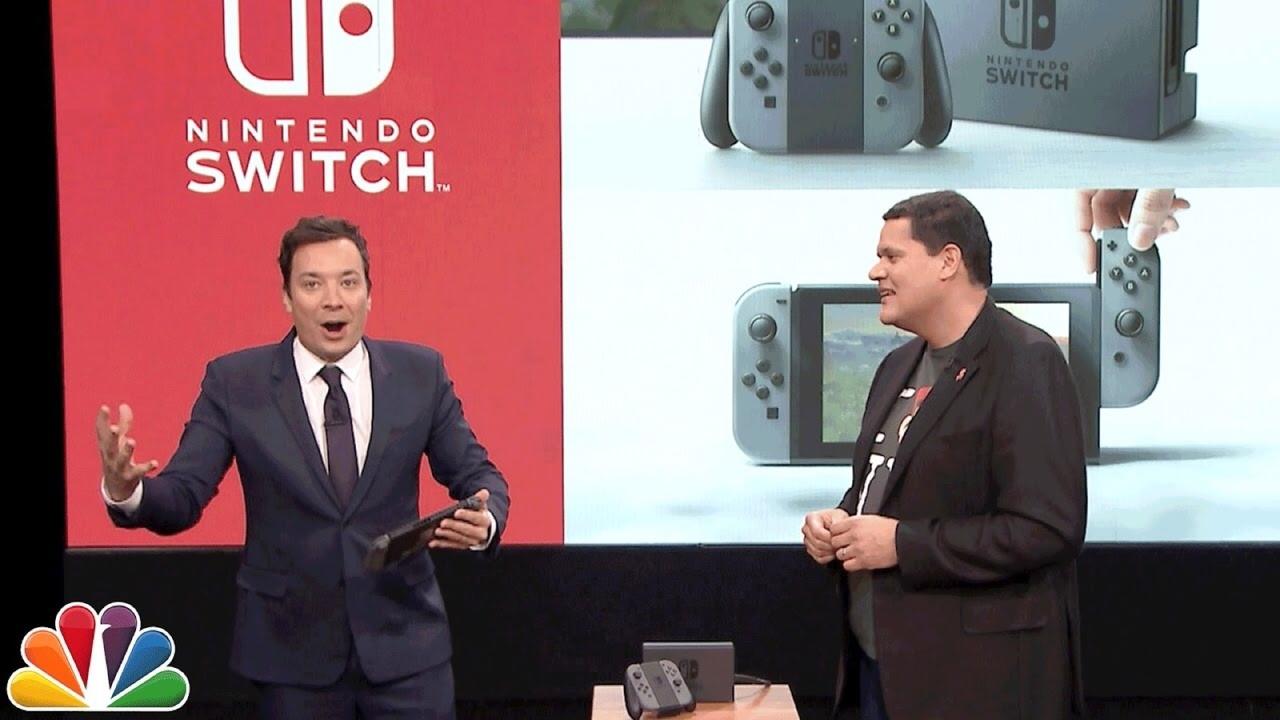 Jimmy Fallon Debuts the Nintendo Switch and Super Mario Run
