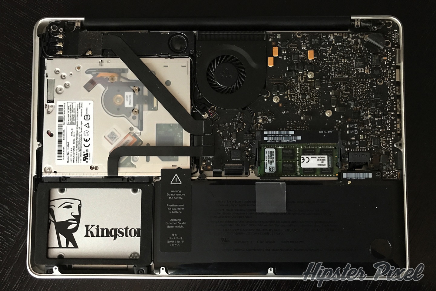 2011 macbook pro ssd drive