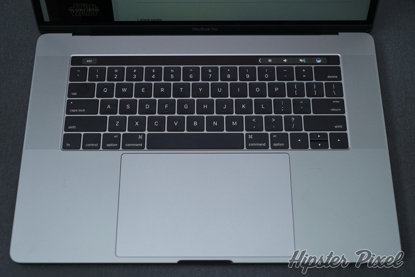 Keyboard of the MacBook Pro