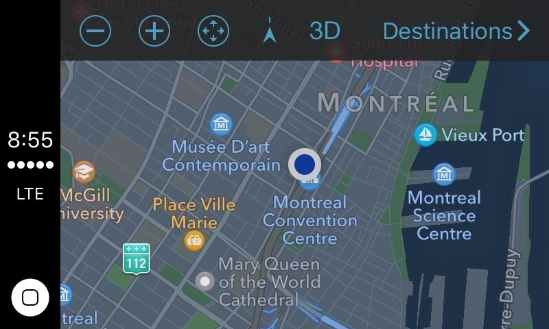 Apple Maps on CarPlay