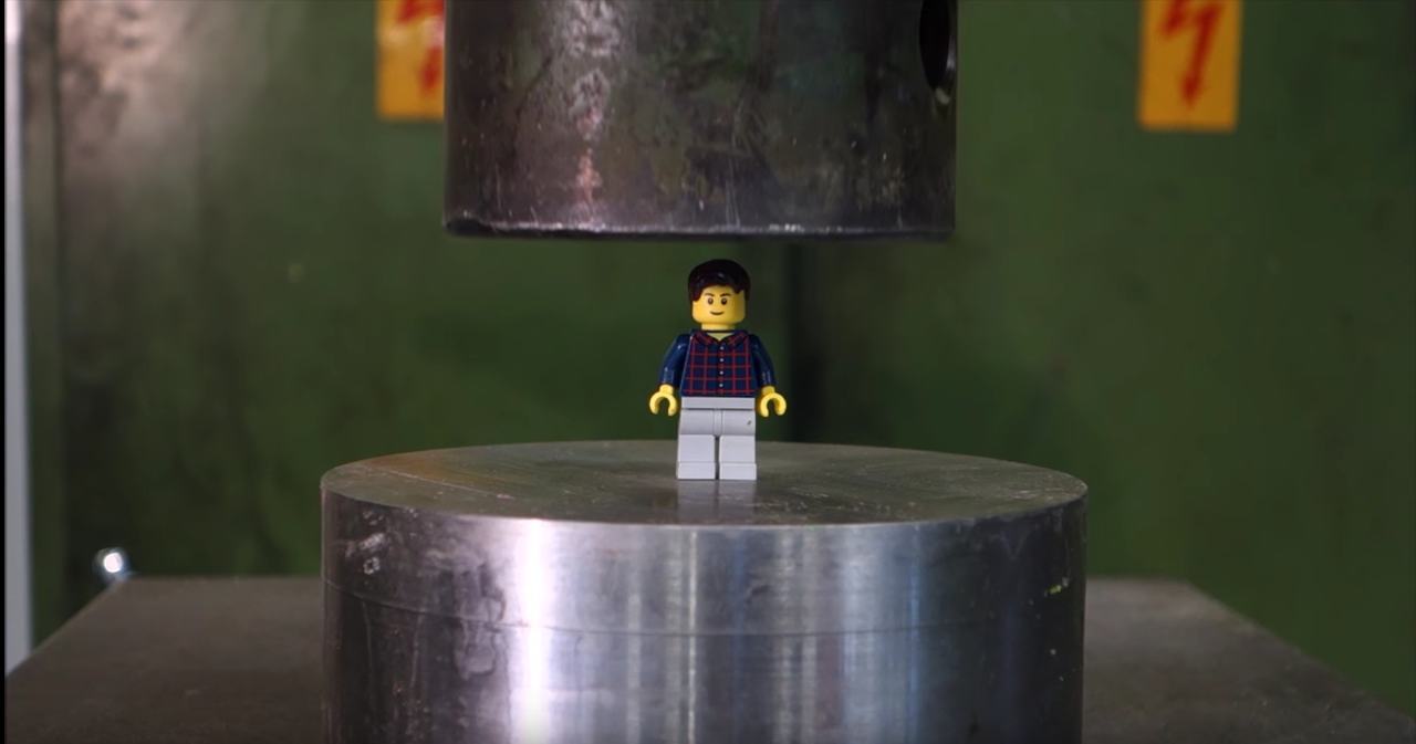 Hydraulic Press vs. LEGOs