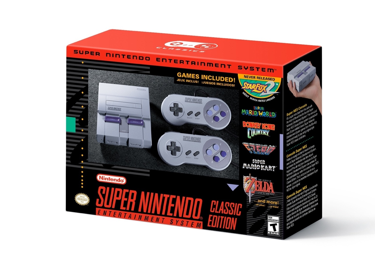 The SNES Classic Edition Box