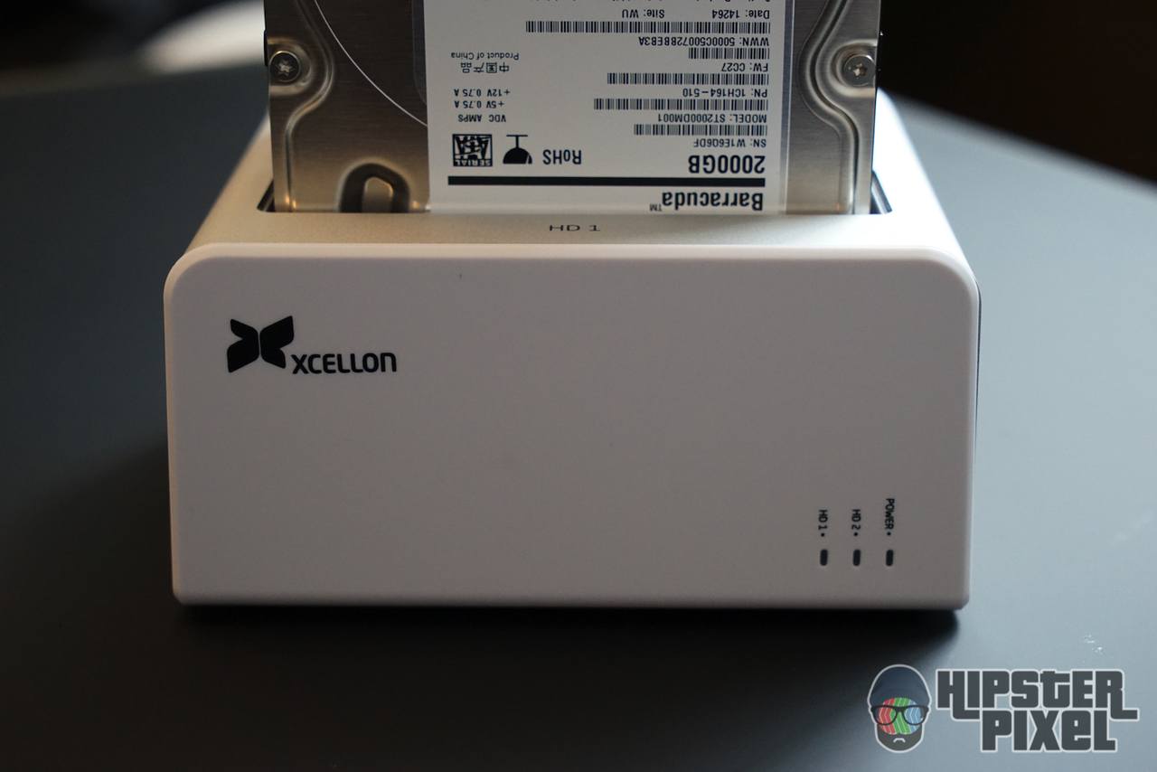 Xcellon 2-bays USB-C HDD Dock